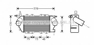 AVA QUALITY COOLING ol4269 -  Интеркулер